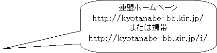 pێlp`o: Az[y[W
http://kyotanabe-bb.kir.jp/
܂͌g
http://kyotanabe-bb.kir.jp//